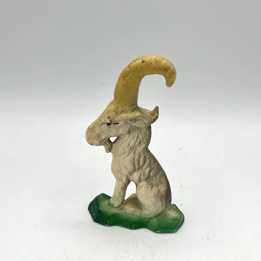 Vintage John Wright Cast Iron Billy Goat Figural Bottle Opener 1947